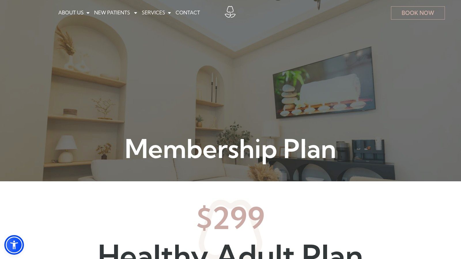 Screenshot from https://dentalretreattx.com/membership-plan/